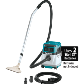 Makita XCV13Z 18V X2 LXT® Lithium-Ion (36V) Cordless/Corded 4 Gallon HEPA Filter Dry Dust Extractor/Vacuum (Tool Only)