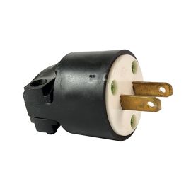 Superior Electric YGA015 2-Prong 15A-125V NEMA 1-15P Straight Electrical Male Plug