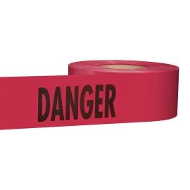 Empire Level 77-1004 1000 ft. Premium Red Barricade Tape - Danger - 8 Pieces