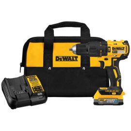 Dewalt DCD778E1 20V Compact Hammer Drill Kit with Powerstack Battery