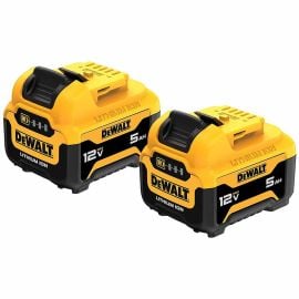 Dewalt 12V Max* 5.0Ah Lithium Ion Batteries (2-Pack)
