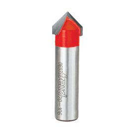 Freud 20-106 5/8 Inch Diameter 90-Degree V-Grooving Router Bit with 1/2 Inch Shank