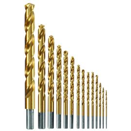 Bosch TI14 Titanium-Coated Metal Drill Bit Set - 14 Pieces