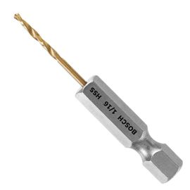 Bosch TI4131IM 1/16 Inch Impact Tough Titanium Drill Bits - 12 Pieces
