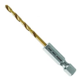 Bosch TI4134IM 7/64 Inch Impact Tough Titanium Drill Bits - 12 Pieces