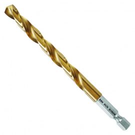 Bosch TI4147IM 5/16 Inch Impact Tough Titanium Drill Bits - 6 Pieces