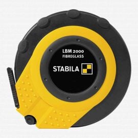 Stabila 30950 Tape Measure Lbm 2000 Steel, 66 Feet Imperial Scale, Close Cased Tape
