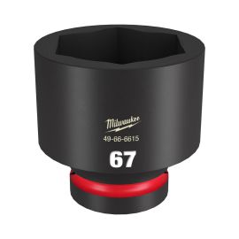Milwaukee 49-66-6615 Shockwave Impact Duty Socket 1 Inch Drive 67MM Standard 6 Point