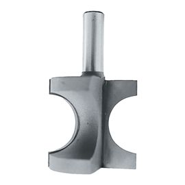 Makita 733295-A Router Bit 3/4 Bull Nose, 2 Flute, 1/2 SH, C.T.