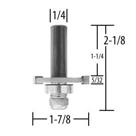 Makita 733300-A Router Bit, 5/32 Slot Cutter, 3 Flute, 1/4 SH, C.T.