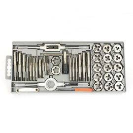 Big Horn 19265 40 Piece Carbon Steel SAE Tap and Die Set 