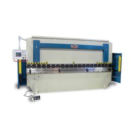 Baileigh BP-14010CNC 220V 3Phase 140 Ton 120 Inch 2 Axis Programmable Hydraulic Press Brake. Distance Between Housings is 100 Inch