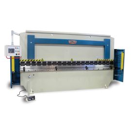 Baileigh BP-14013CNC 220V 3Phase 140Ton, 157 Inch 2 Axis Programmable Hydraulic Press Brake Distance Between Housings is 124 Inch