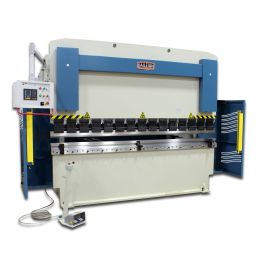 Baileigh BP-22410CNC 220V 3Phase 224Ton 20 Inch 2 Axis Programmable Hydraulic Press Brake. Distance Between Housings is 102 Inch