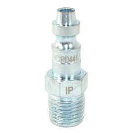 Interstate Pneumatics CPD441 1/4 Inch Diamond U Series Coupler Plug x 1/4  Inch Male NPT