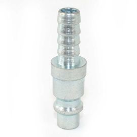 Interstate Pneumatics CPH663 3/8 Inch Industrial Steel Coupler Plug x 3/8 Inch Barb