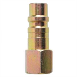 Interstate Pneumatics CPH860 1/2 Inch Industrial Steel Coupler Plug x 3/8 Inch Female NPT