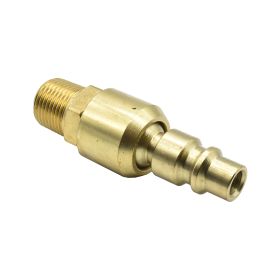 Interstate Pneumatics CPHS661 3/8 Inch Industrial Steel Swivel Plug x 3/8 Inch Male NPT