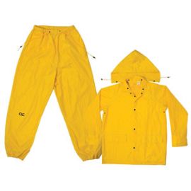 Custom LeatherCraft R102M 3 Piece Polyester Rain Suit (Medium)
