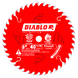 Freud D0640X Diablo 6 Inch 40 Tooth ATB Trim Saw Blade