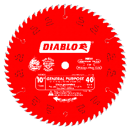 Freud D1040X Diablo 10 Inch 40-Tooth ATB General Purpose Saw Blade