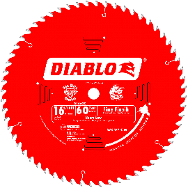 Freud D1660X Diablo Beam Saw Blade 16-5/16 Inch by 60t ATB 1 Inch Arbor