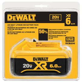 Dewalt DCB206 20v Max Lithium Ion 6.0ah Battery Pack ( Replacement Of  DCB406 )