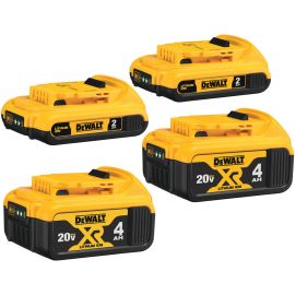 Dewalt DCB324-4 SHELL 20V MAX* LITHIUM ION BATTERY 4-PACK