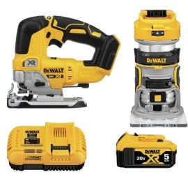 Dewalt DCK201P1 20V MAX XR 2-Kit (Router/Jig Saw)