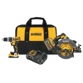 Dewalt DCK293D1X1 2-KIT 60V CIRC SAW AND 20V HAMMER DRILL 