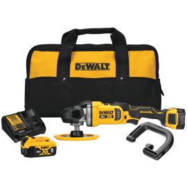 Dewalt DCM849P2 20V MAX* XR® 7 in. Cordless Variable-Speed Rotary Polisher Kit