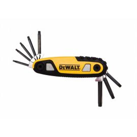 Dewalt DWHT70264 Folding/Locking Hex Key Set - Torx Bulk (4 Pack)