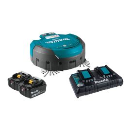 Makita DRC200PT 18V X2 LXT Lithium‑Ion Brushless Cordless Robotic Vacuum Kit (5.0Ah)