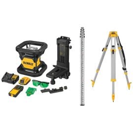 Dewalt DW079LGK 20V MAX* Green Tough Rotary Laser Kit