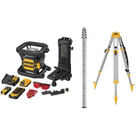 Dewalt DW080LRSK 20V MAX* Tool Connect™ Red Tough Rotary Laser Kit