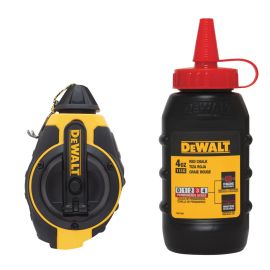 Dewalt DWHT47374L Dw 3-1 Chalk Reel W/Red Bulk (6 Pack)