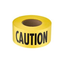 Empire Level 77-1001 1000 ft. Premium Yellow Barricade Tape - Caution - 8 Pieces