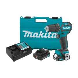 Makita FD07R1 12V max CXT Lithium-Ion Brushless Cordless 3/8 Inch Driver-Drill Kit (2.0Ah)