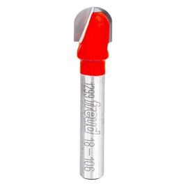 Freud 18-106 3/8 Inch Diameter Round Nose Router Bit with 1/4 Inch Shank