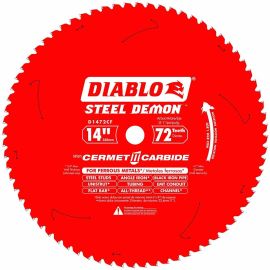 Freud D1472CF 14 Inch x 72T Ferrous Metal Blade Cermet Tipped (Replacement of Freud D1472F)