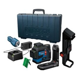 Bosch GLL330-42CGL 12V Max 360⁰ Connected Green-Beam Three-Plane Leveling and Alignment Laser with (1) 12V Battery