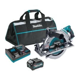 Makita GSR02M1 40V Max XGT Brushless Lithium-Ion 10-1/4 in. Cordless Rear Handle Circular Saw Kit (4 Ah)