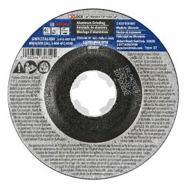 Bosch GWX27AL450 4-1/2 Inch x .1/4 Inch X-LOCK Arbor Type 27 24 Grit Metal Grinding Abrasive Wheel - Pack of 10