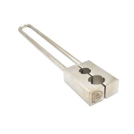 Interstate Pneumatics H1 Straight Hammer Vise Crimper / Handheld Ferrule Crimp Tool with 2 Dies for 3/16 Inch & 1/4 Inch Hose