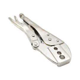 Interstate Pneumatics H4 V-Grip Type Crimper - 3 Opening 3 Dies for 8mm, 9mm, & 11mm Hose O.D.