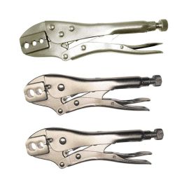 Interstate Pneumatics H456K 3 in 1 V-Grip Type Crimper Kit for 1/4 Inch 3/8 Inch 5/16 Inch 1/4 Inch 1/8 Inch and 3/16 Inch Hose I.D