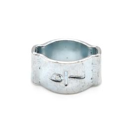 Interstate Pneumatics H609-25K Double Ear Steel Hose Clamp Zinc Plated 7-9 mm - 25 Pack