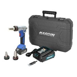 Hardin HD-8200 18V Cordless PEX-A Expansion Tool Kit with LockSeal™ Heads (1/2 Inch, 3/4 Inch, 1 Inch)