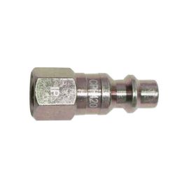 Interstate Pneumatics CPH420 1/4 Inch Industrial Steel Coupler Plug x 1/8 Inch Female NPT
