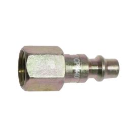 Interstate Pneumatics CPH440 1/4 Inch Industrial Steel Coupler Plug x 1/4 Inch Female NPT